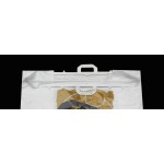 Duvet  bag-- plastic- gold printed  50pcs big size with handle 